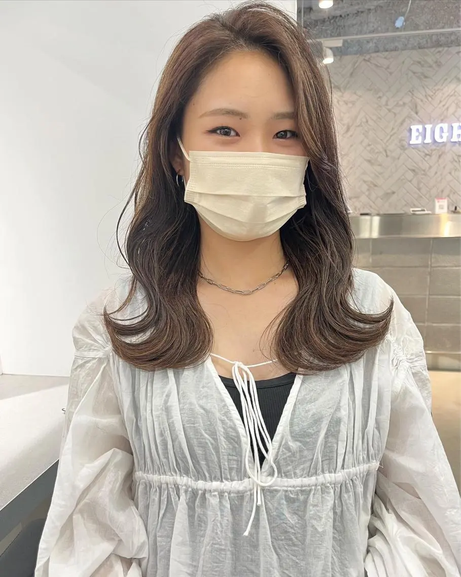 ロング カラー 韓国風ヘア カット ヘアカラー トリートメント 【代表】 辻龍樹のヘアスタイル