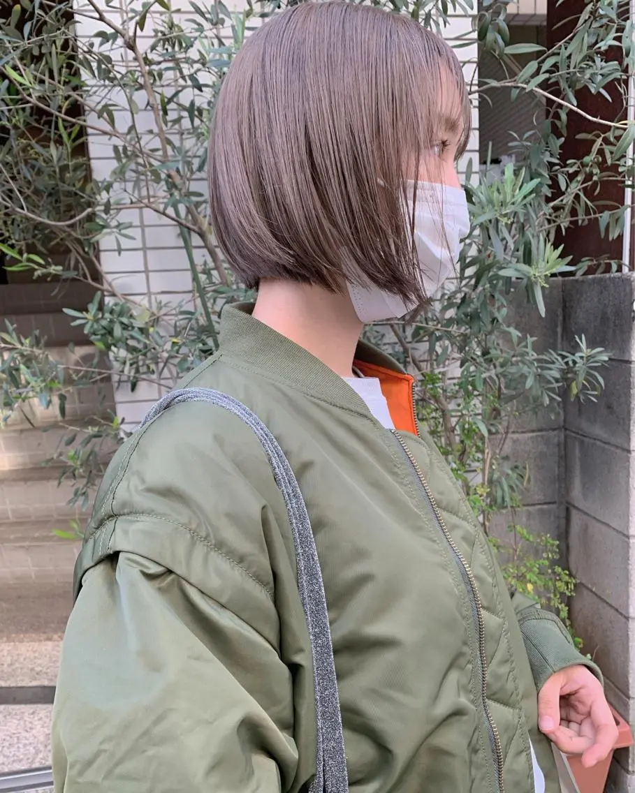 ショート カラー ヘアアレンジ ボブ 🌿ショート🌿 パーマ🌿淳平のヘアスタイル