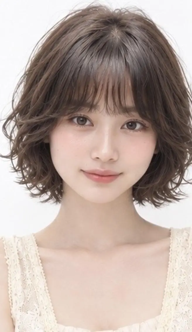ミディアム カラー パーマ カット ヘアカラー パーマ ダメージレス コバヤシ　ヒロヒトのその他イメージ