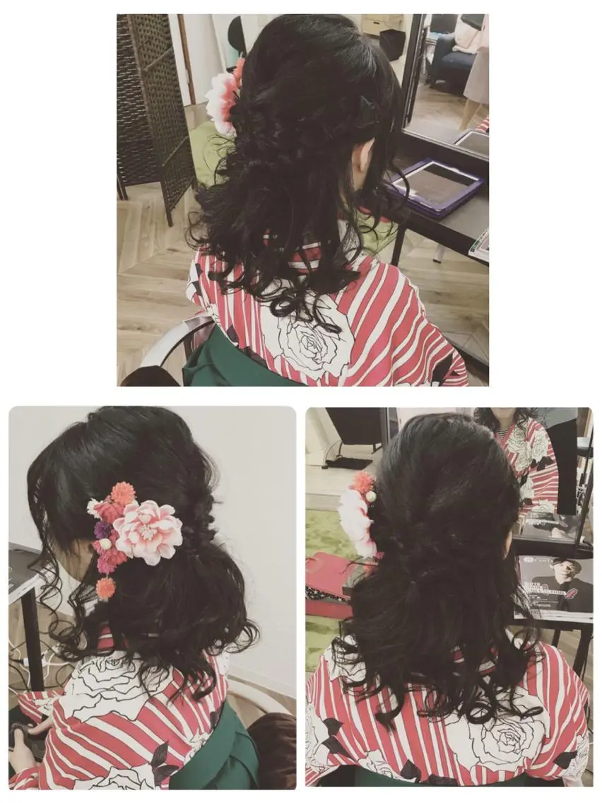 ヘアアレンジ ヘアセット 中原 梨沙のヘアスタイル