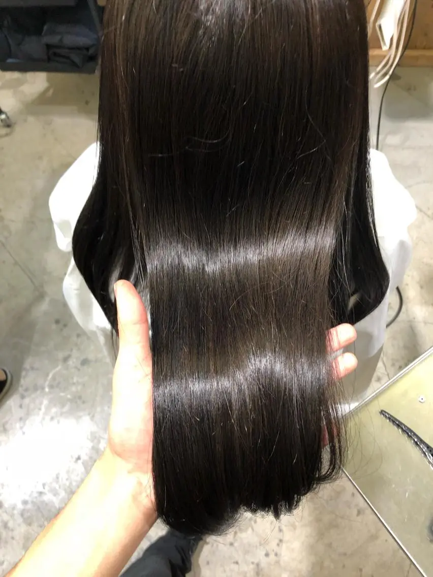 ロング カラー ヘアカラー トリートメント 舘野 太嘉宏のヘアスタイル