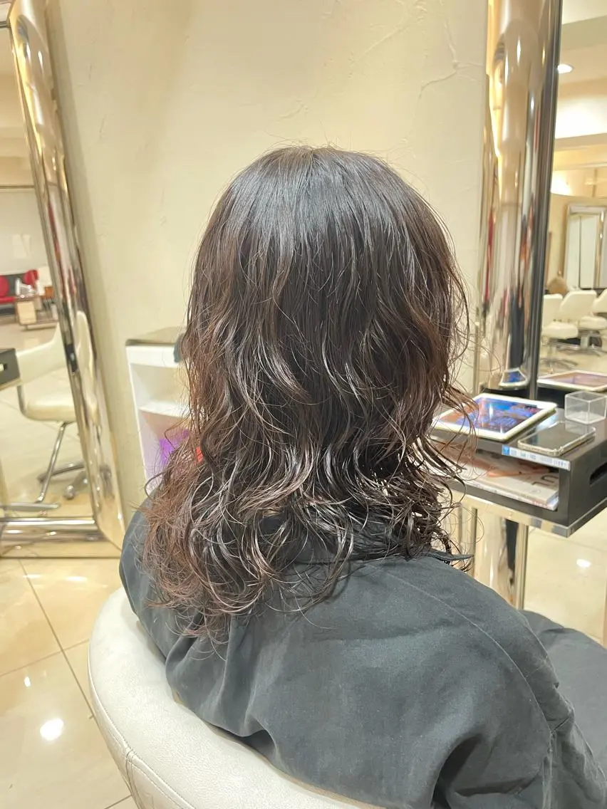 ミディアム パーマ メンズパーマ特化 【八王子】鈴木 惟人のヘアスタイル