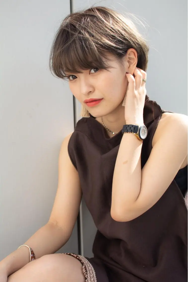 ショート カラー アッシュ 撮影モデル 斉藤 正敏のその他イメージ