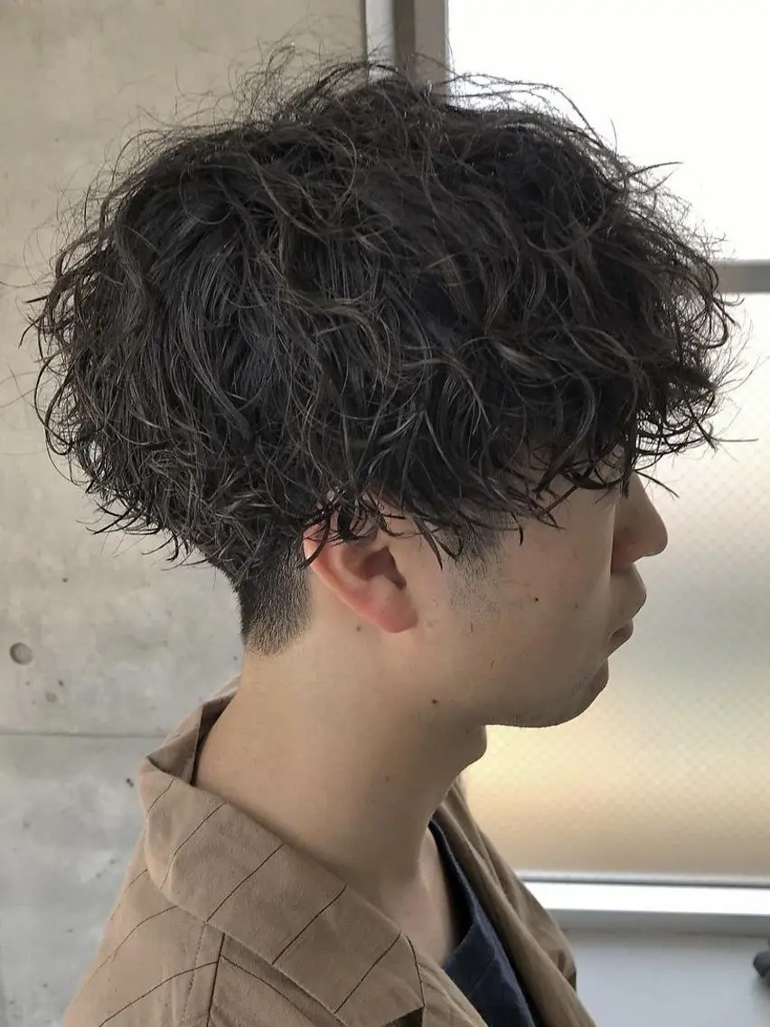 ショート パーマ メンズ メンズパーマ ツイストスパイラルパーマ スパイラルパーマ SENTA✨メンズ パーマ✨fifth栄のヘアスタイル