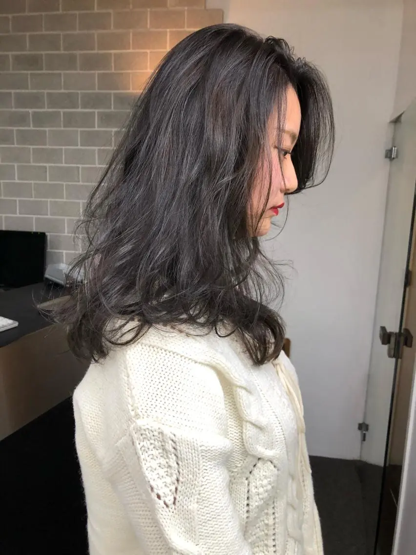 ロング カラー イシマル ナオヤのヘアスタイル