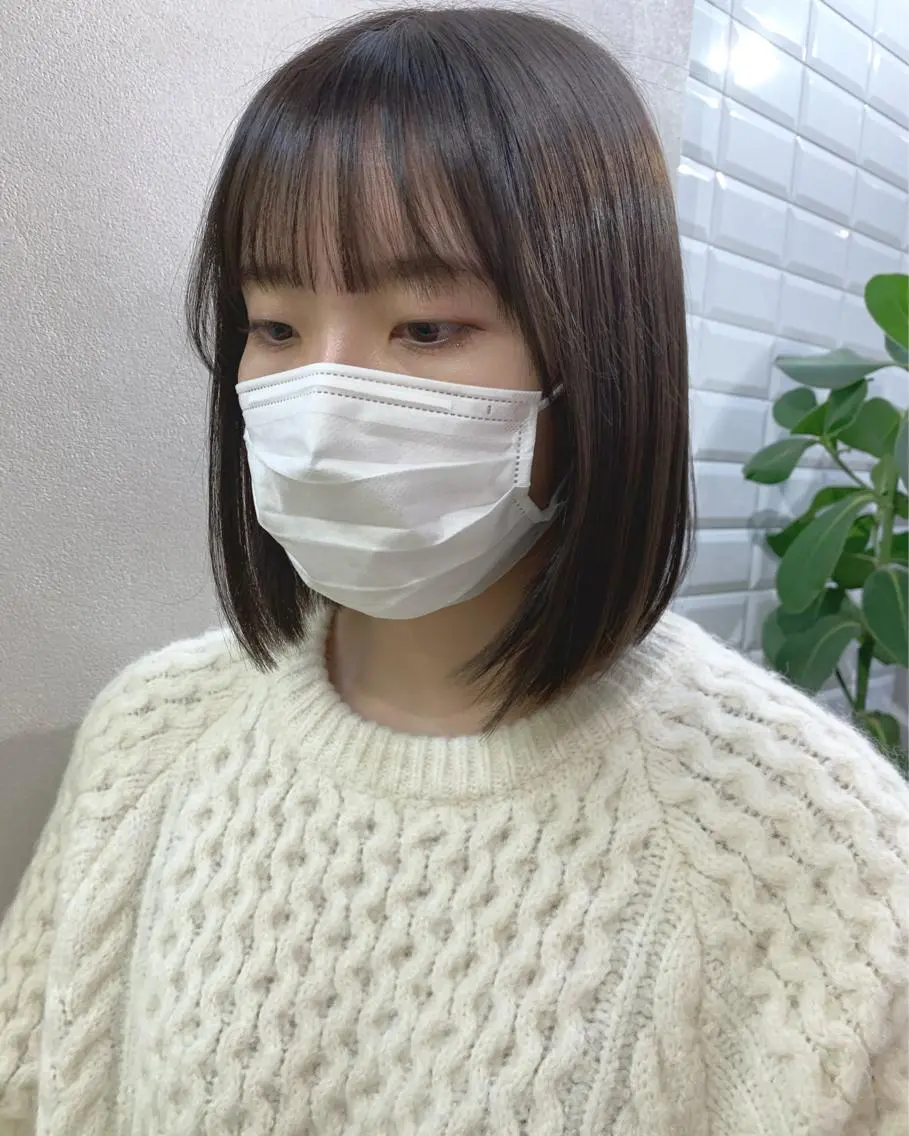 ショート カラー hubhair レイヤー/透明感のヘアスタイル