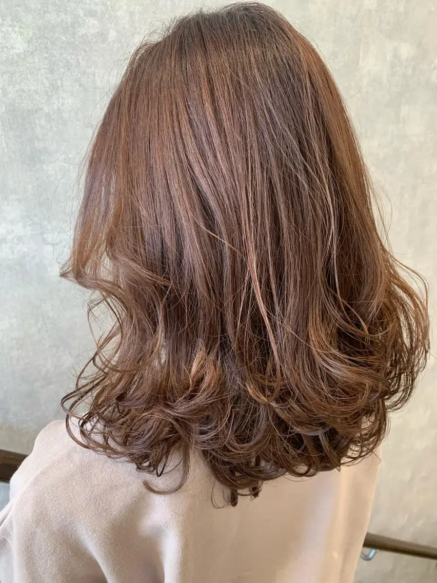 セミロング カラー HAREru. モデル募集【戸塚】のヘアスタイル