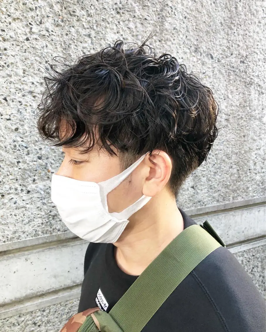 パーマ ヘアアレンジ メンズ カット パーマ トリートメント ヘアセット メンズ特化✂️栗原 侑也のヘアスタイル