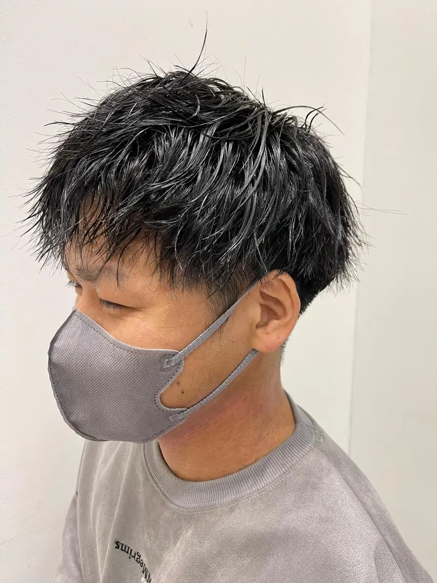 ショート カット パーマ 川田 仁のヘアスタイル