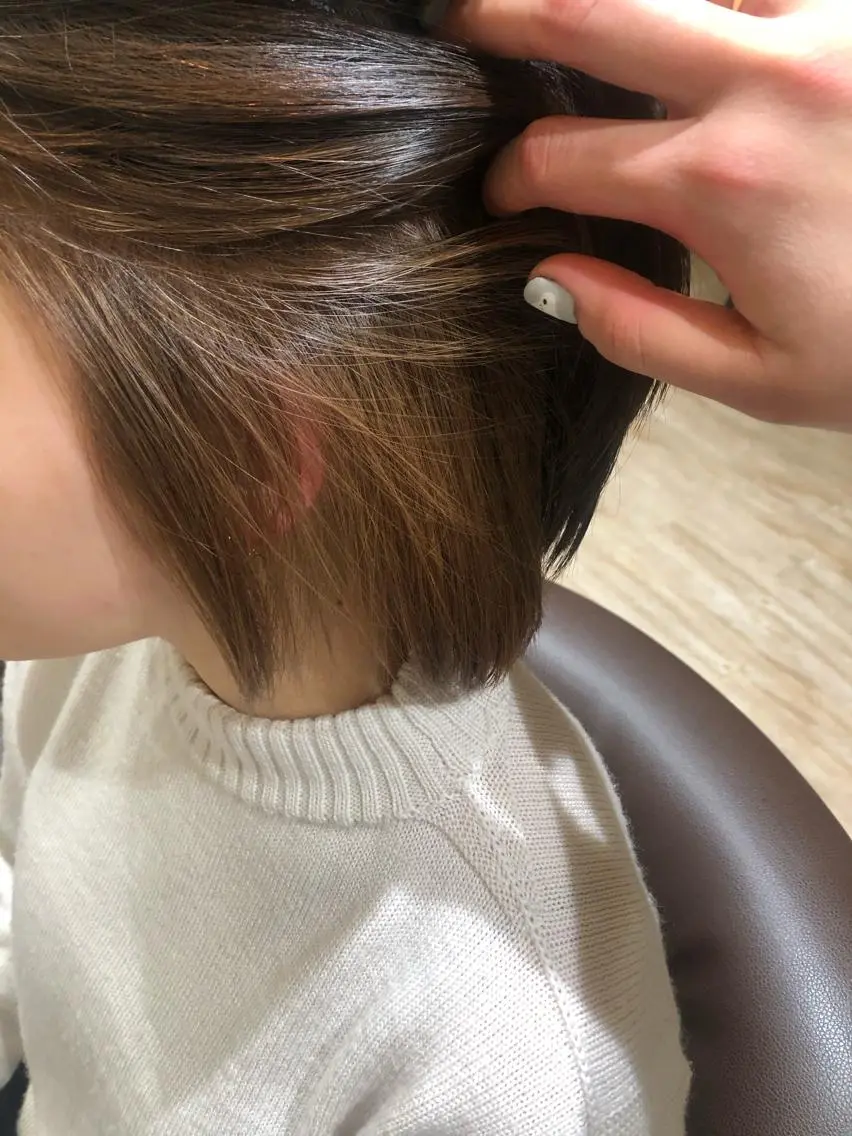 ミディアム メンズパーマ、カラー 大募集村上莉奈のヘアスタイル