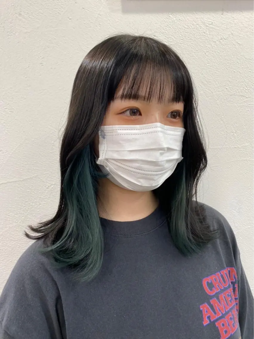 セミロング カラー ブリーチダブルカラー 【koide】のヘアスタイル