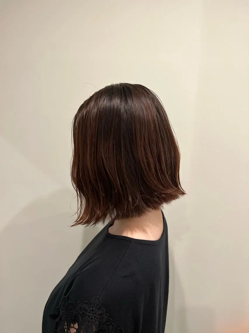 ミディアム カラー トリートメント トリートメント 工藤 梨花のヘアスタイル