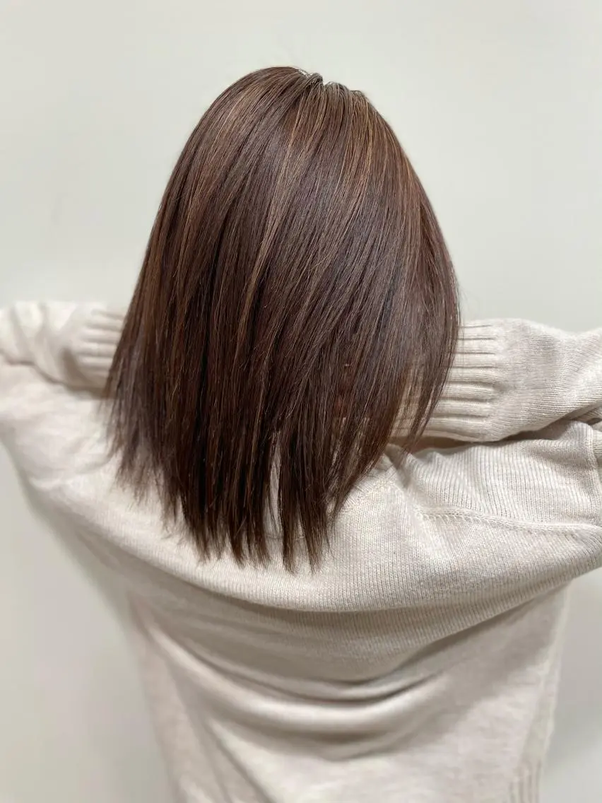 ミディアム ハイトーンカラー🌈 メンズパーマ鈴木康平のヘアスタイル