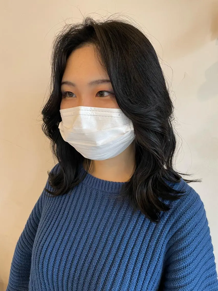 ミディアム カット AKALA HAIR 西宮店　Juriのヘアスタイル