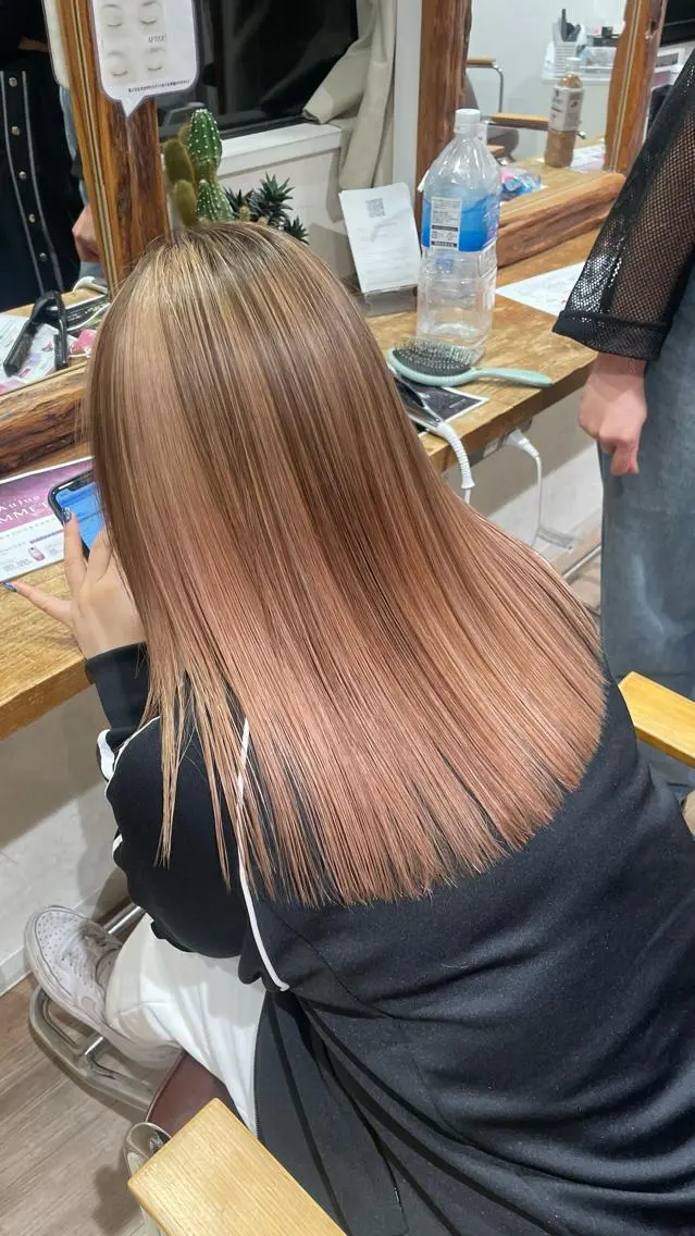 セミロング 髪質改善 縮毛矯正 トリートメント コトミ【メンズ】 【曲がる縮毛矯正】のヘアスタイル