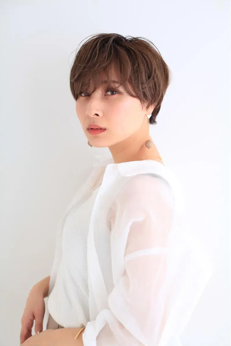 ショート カラー NYNY四條畷店 森　亮人のヘアスタイル