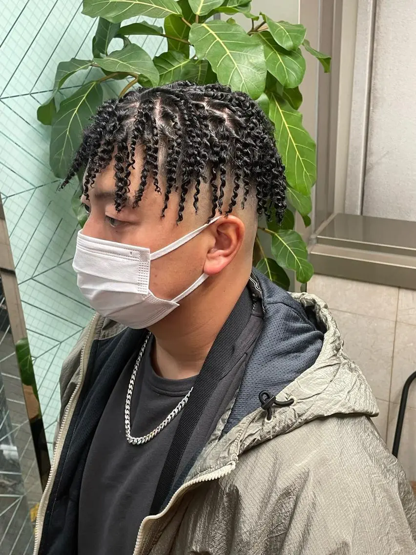 パーマ メンズ 渋谷/フェード/ 國分 翔のヘアスタイル