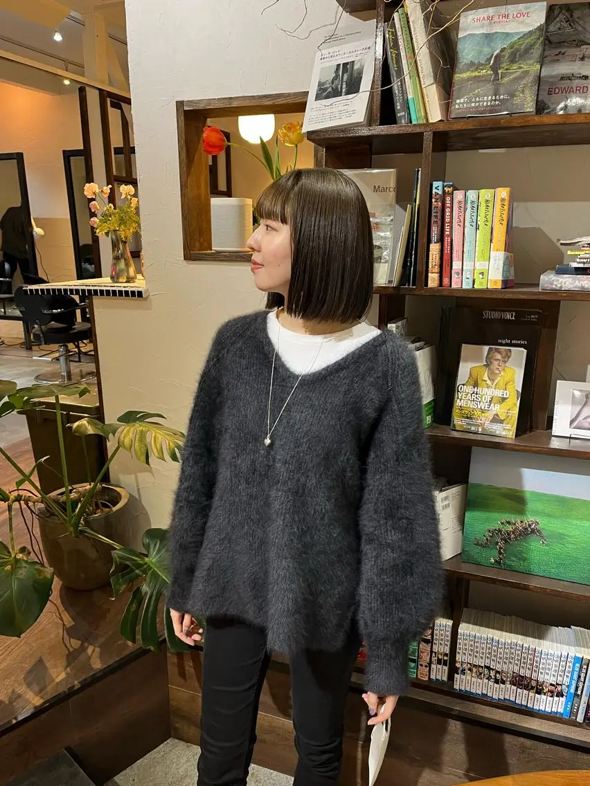 ショート カット ヘアカラー トリートメント 金田 夏野のヘアスタイル