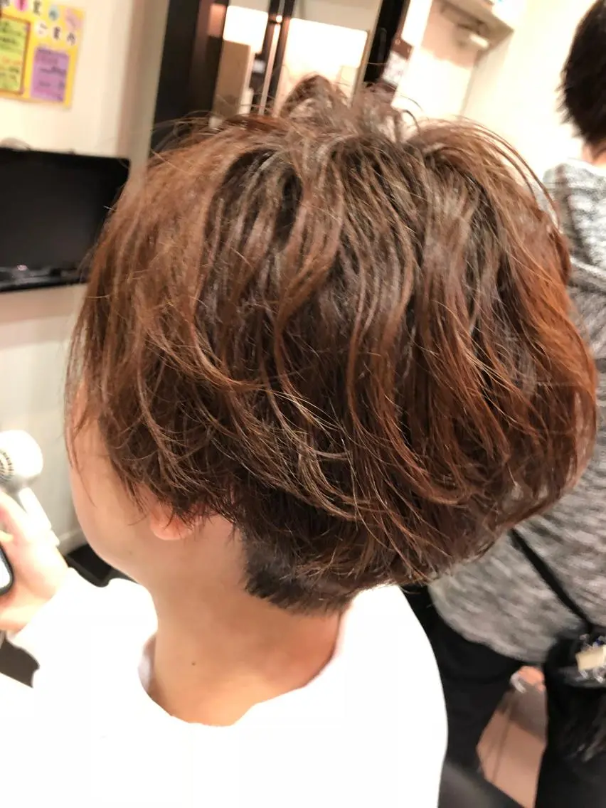 ショート パーマ ショートヘア ✨髪質改善&ボブ✨ 近藤 凌のヘアスタイル