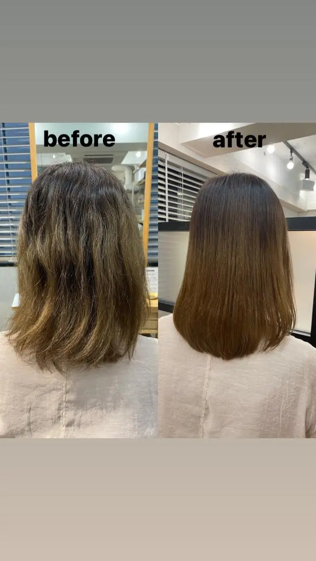 ミディアム blue ブルーのヘアスタイル