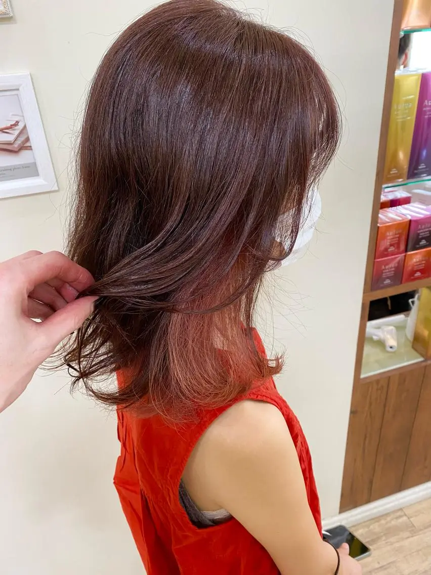 カラー SALOWIN栄 高須大貴のヘアスタイル