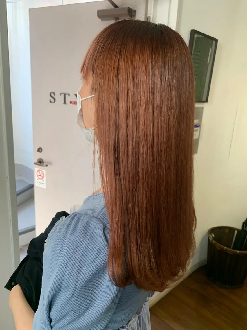 ロング カラー 羽エクステ🪽 🤍まき🤍のヘアスタイル