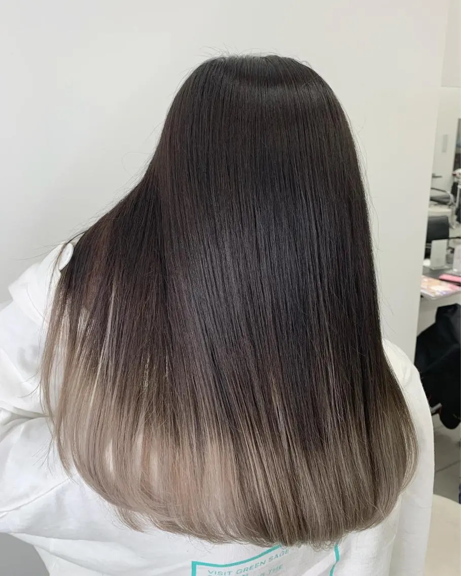 ミディアム 山田 絵里菜のヘアスタイル