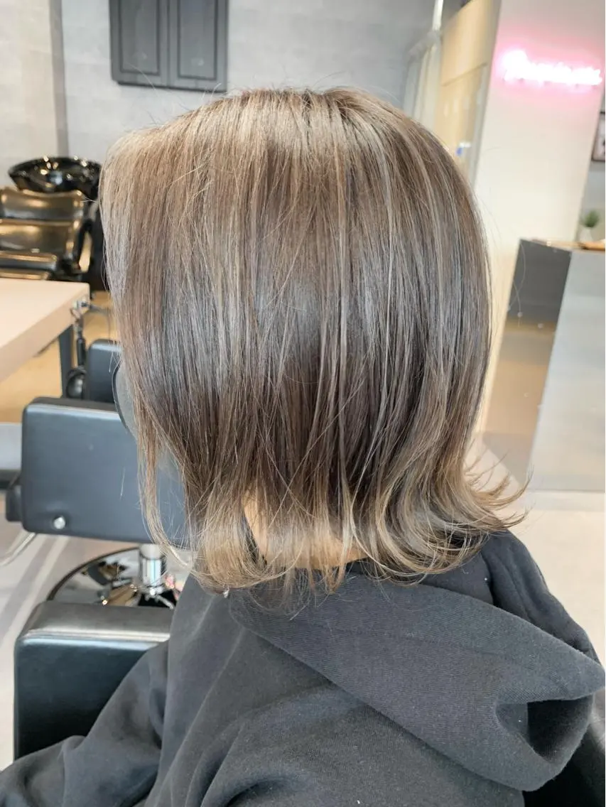 ミディアム カラー カット ヘアカラー トリートメント ❤️Ruminate 日暮里店❤️のヘアスタイル