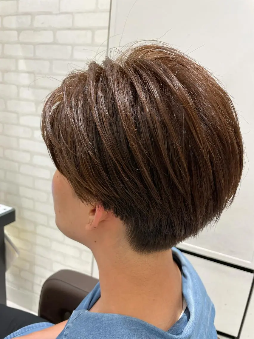 ショート 福島 望のヘアスタイル