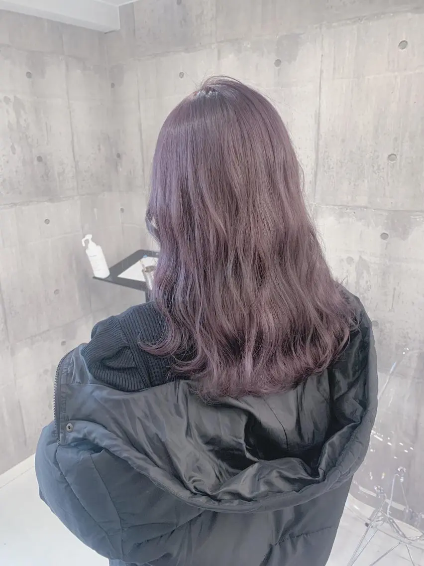 セミロング カラー ヘアアレンジ カット ヘアカラー 💕ブリーチ/ヘアメ 🎀YUUKAのヘアスタイル