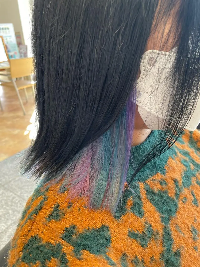 ミディアム ヘアアレンジ 🦄カラー指名No. 1 hayane🦄のヘアスタイル