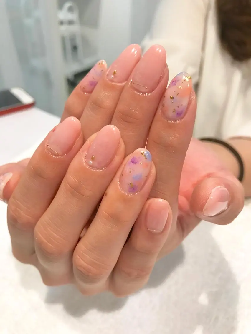 ネイル アートネイル ニュアンスネイル NARUMI HYODOのネイルデザイン