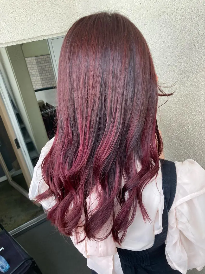 ロング カラー ラベンダーカラー ピンクカラー ピンクラベンダー 🌸髪質改善特化🌸 店長 ゆうやのヘアスタイル