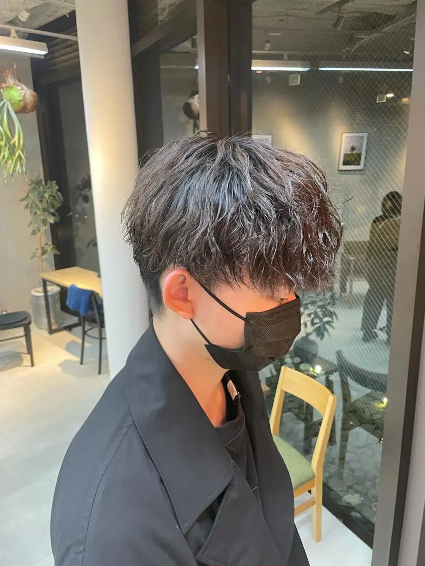 ショート パーマ メンズ メンズパーマ ツイストスパイラルパーマ スパイラルパーマ ボブ/ショート /パーマ/shinのヘアスタイル