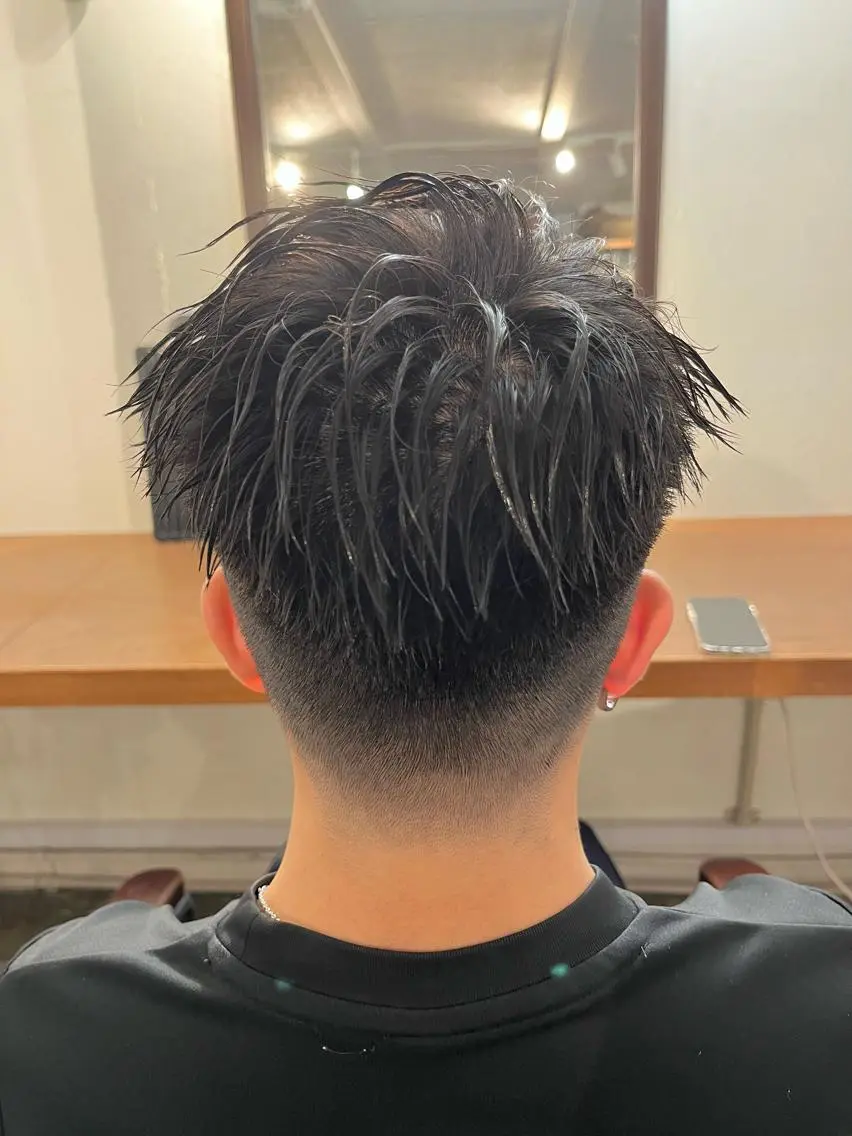 パーマ メンズ パーマ 透明感カラー/ ブリーチ無し/RYOのヘアスタイル