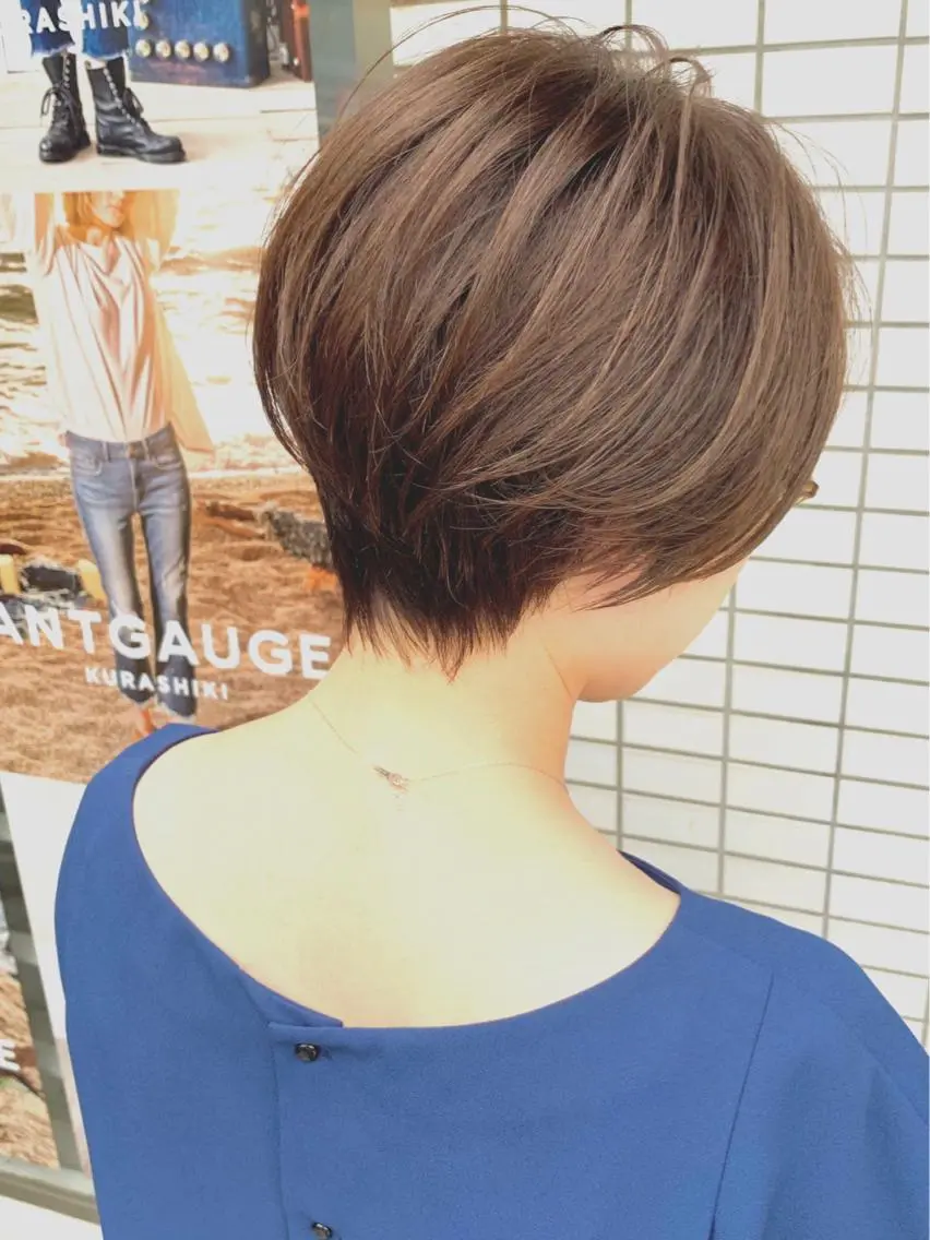 ショート カラー 大人女性ショート専門 tomodaのヘアスタイル