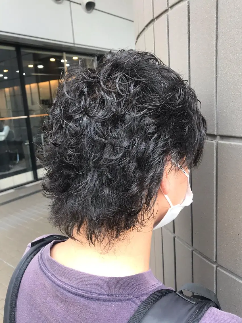 パーマ メンズ メンズパーマ 透明感韓国ヘア♡ みつきのヘアスタイル