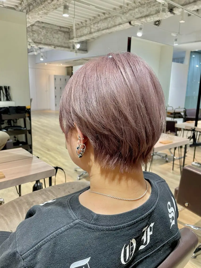ショート 前田 菜奈子のヘアスタイル
