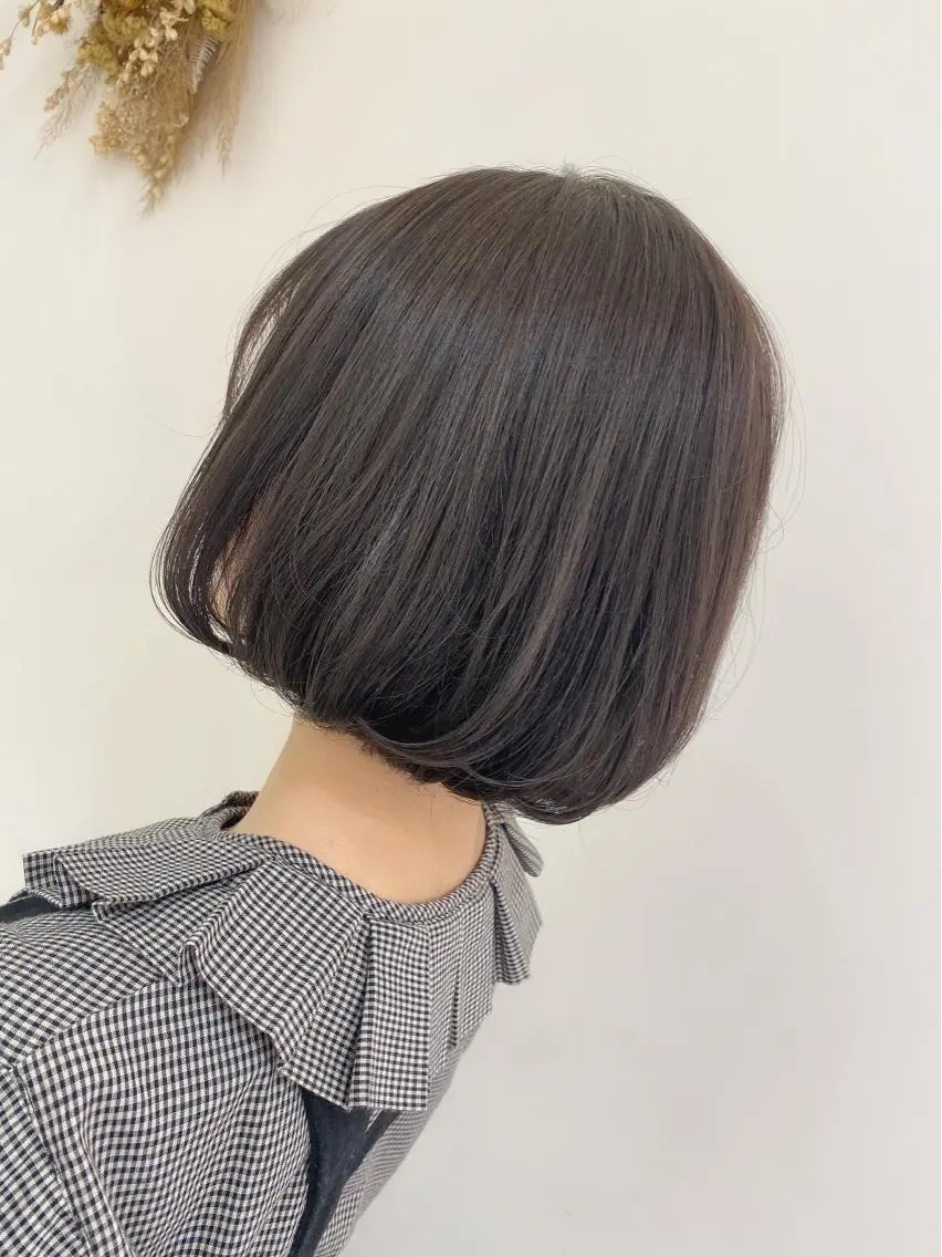 ショート カラー 銀座メンズ専門🖤 叶奈々のヘアスタイル