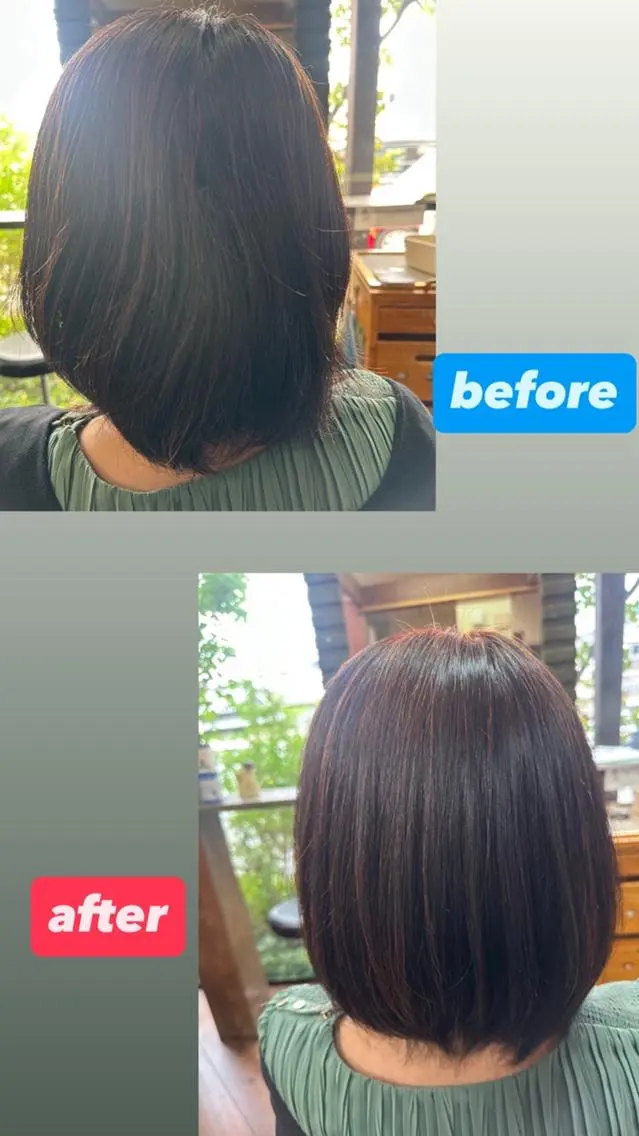 カラー ヘナカラー 🌻リンクスハート 🌼島岡 茉生🌻のヘアスタイル