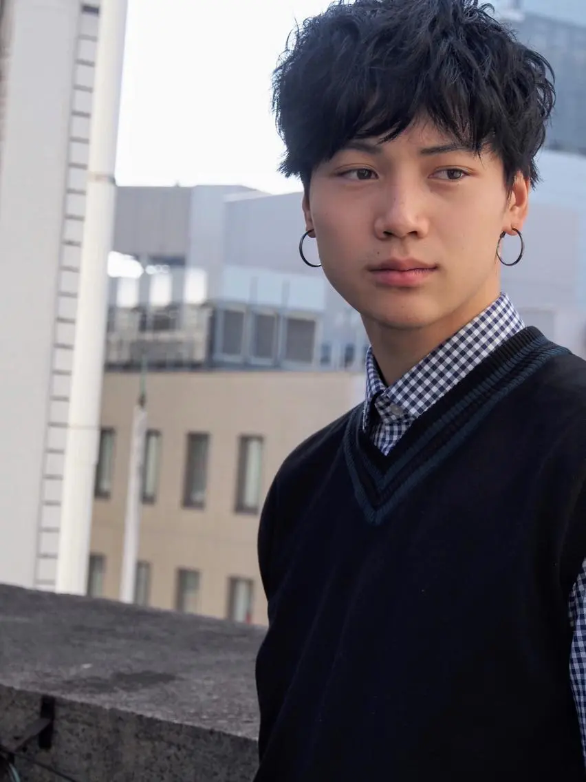 パーマ メンズ 髪質改善/レイヤー ストウシンゴのヘアスタイル