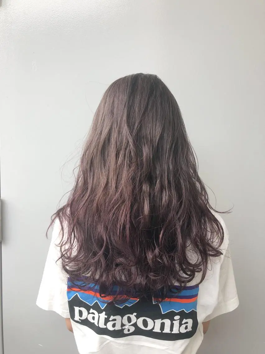 ミディアム カラー パーマ ヘアアレンジ メンズ キッズ ネイル マツエク・マツパ グラデーションカラー グレージュ ピンクカラー パープルカラー カラーマツエク 当日予約⭕️ Rene’のヘアスタイル