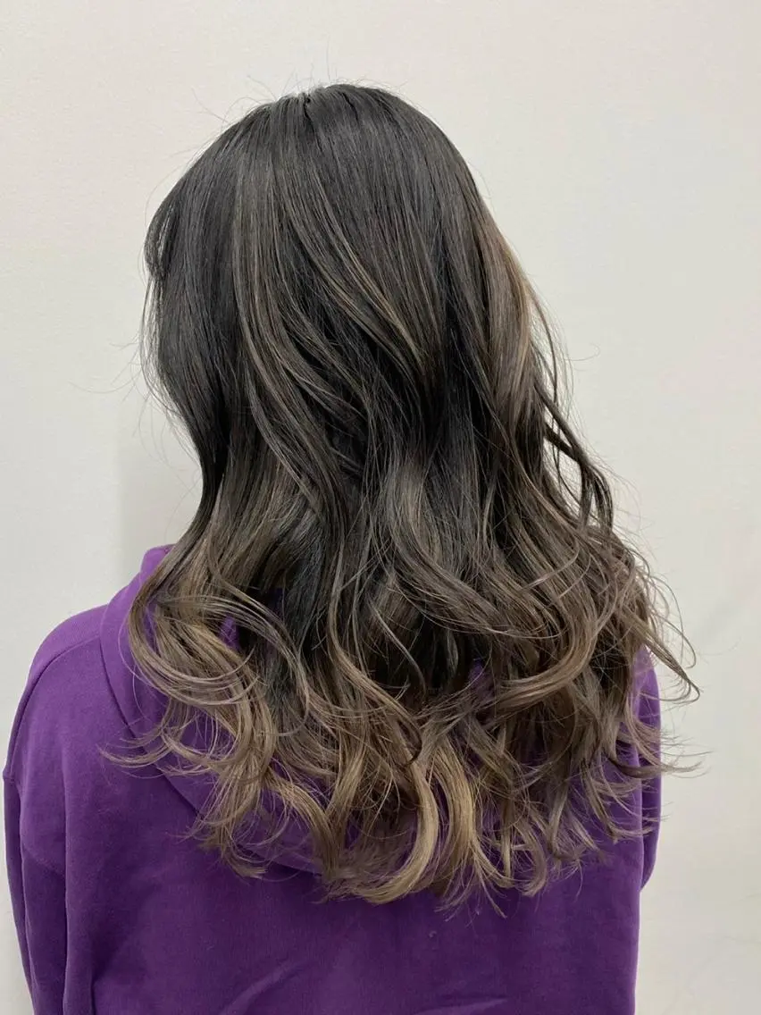 セミロング カラー カット ヘアカラー トリートメント ヘアセット ✨髪質改善✨ kazuyaのヘアスタイル