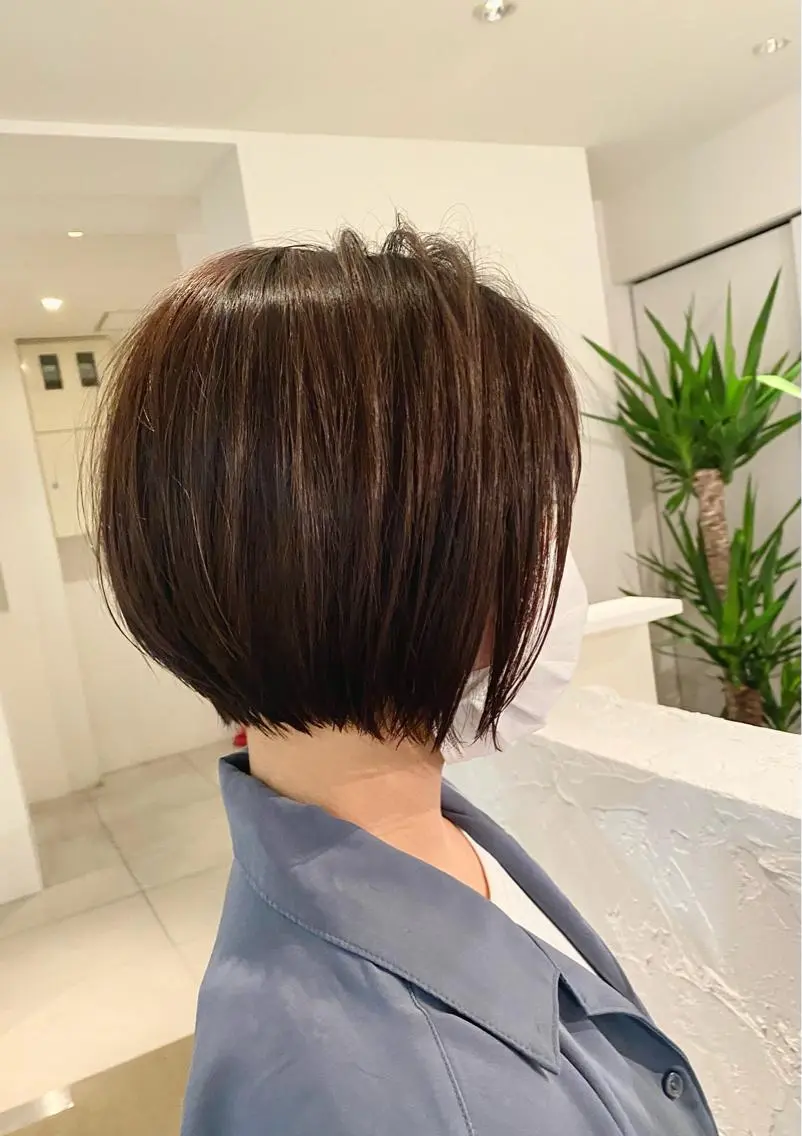 ショート ショートボブ ボブ ショートヘア I nagiのヘアスタイル