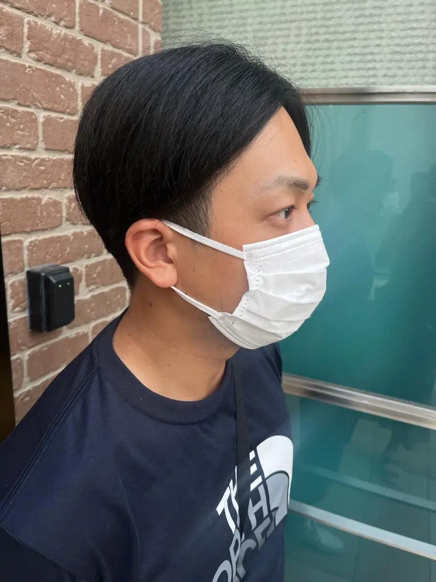 ショート メンズ メンズパーマ ケアカラー ピンクブラウン 外国人風カラー ショートヘア 久木原 ゆりのヘアスタイル