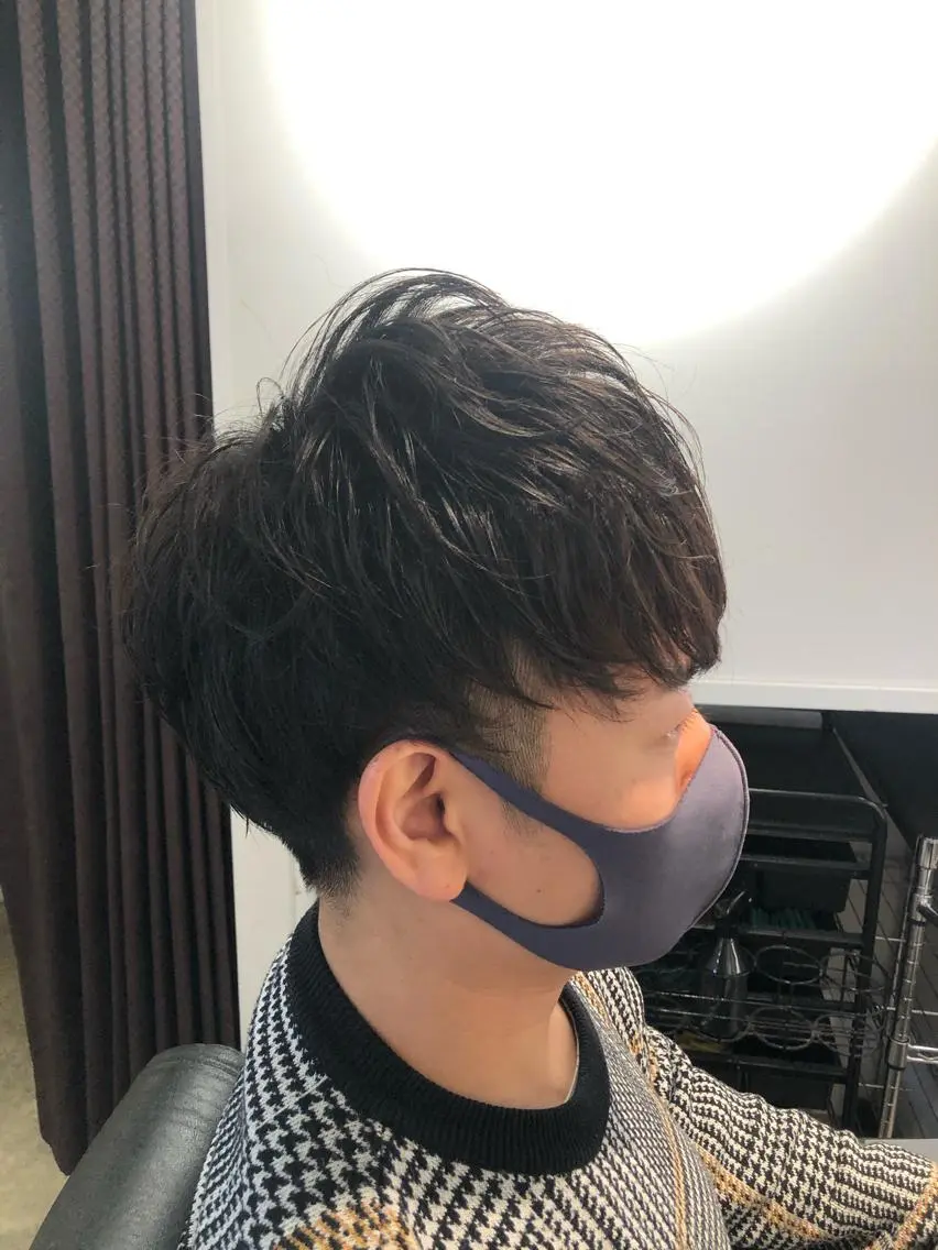 ミディアム パーマ メンズ ミディアムパーマ メンズパーマ スパイラルパーマ rilune matsuoのヘアスタイル