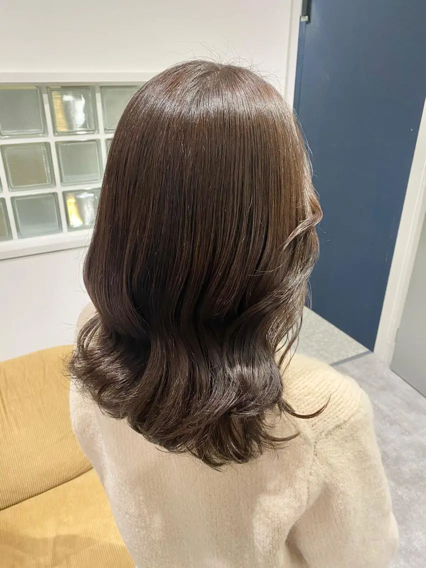 セミロング カラー カット ヘアカラー トリートメント 【safric】 NAOのヘアスタイル