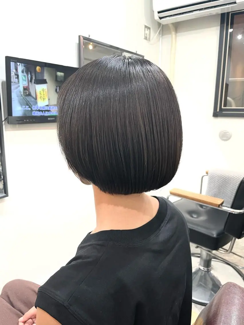 ショート カラー ボブ カット トリートメント 水素トリートメント/ 髪質改善/ナカノメのヘアスタイル