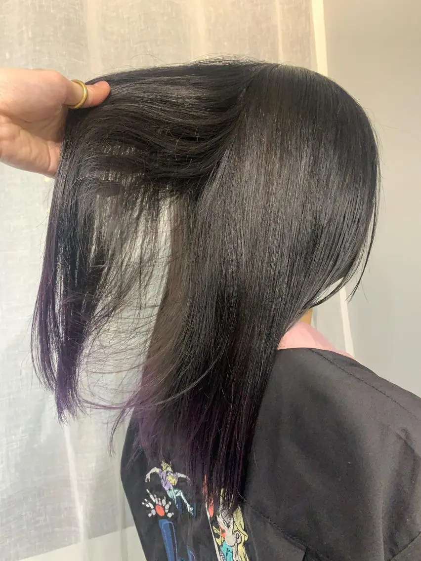 ロング カラー ヘアアレンジ ボブパーマコテ巻き風 パーマNo1深江秀平のヘアスタイル