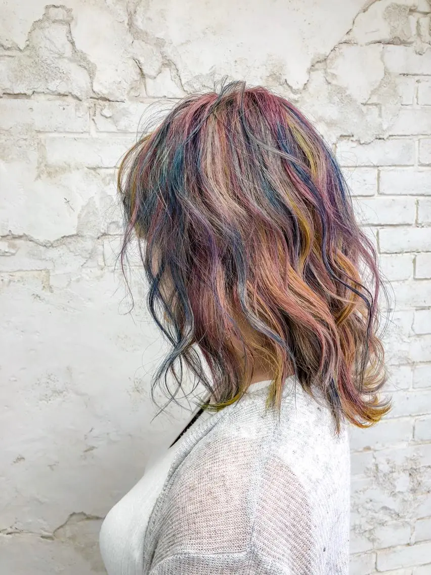 セミロング カラー ヘアカラー トリートメント welring hair salonのヘアスタイル